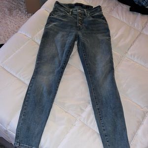 Womens Lucky Brand Skinny High-Rise Jeans